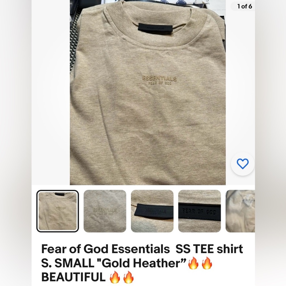 ESSENTIALS “FEAR OF GOD” TEE SHIRTS